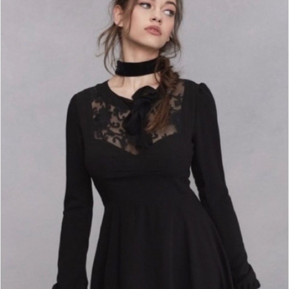 🍋NWT For Love & Lemons Ellery Black
Mini Dress Size XS - Picture 2 of 9